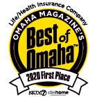 WoodmenLife is the 2020 Best Of Omaha First Place for Best Life/Health Insurance Company