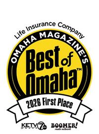 Best of Omaha Life Insurance Company First Place 2026