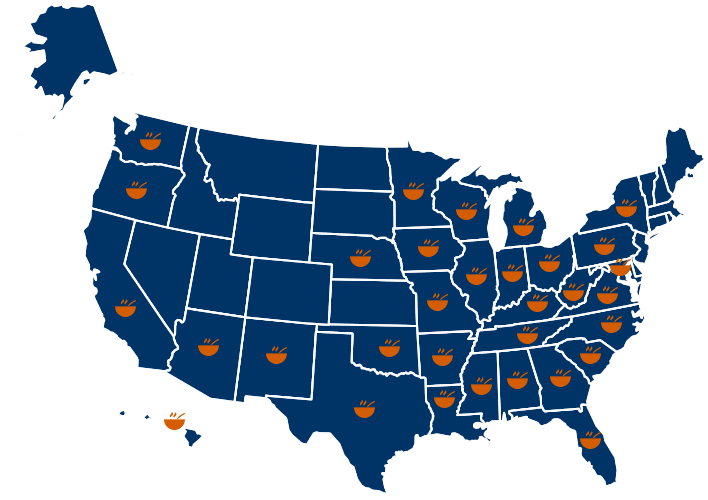 Map of the United States